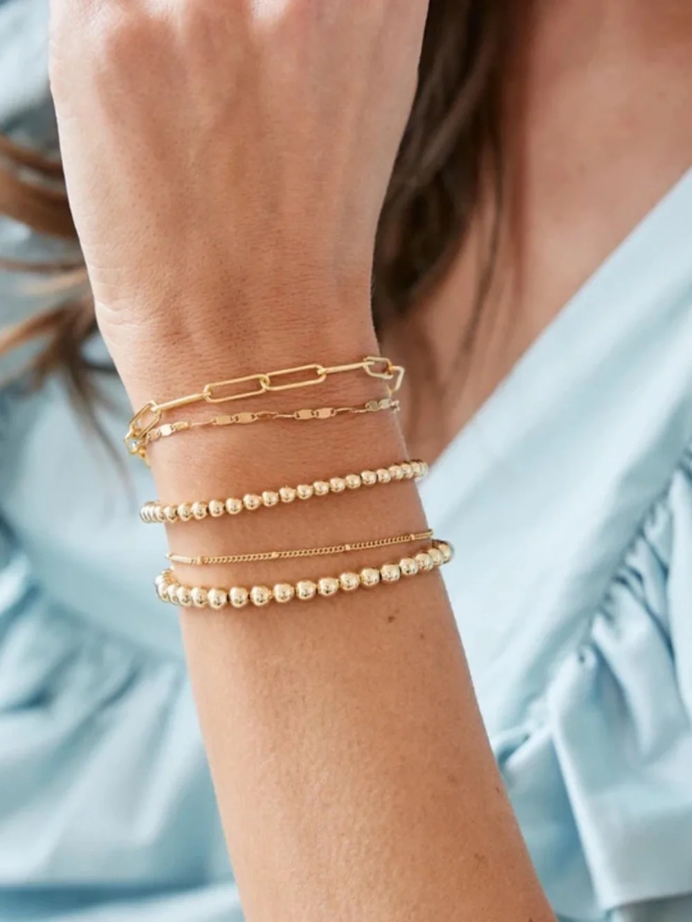 Brook and York Makenna Chain Bracelet Set